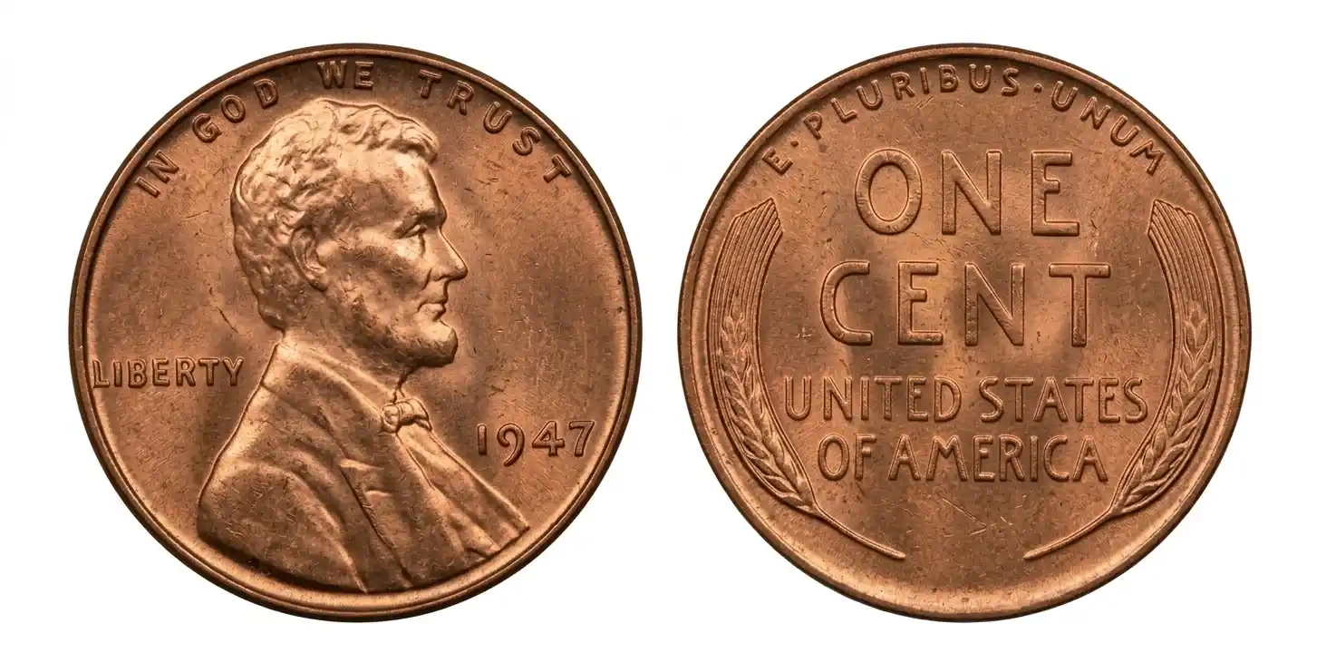 Authentic 1947 penny 